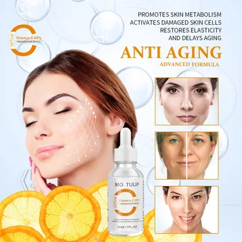 

Anti-wrinkle VC Serum Vitamin C Brightening Moisturizing Anti-Aging Essential Oils