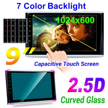 

Car Headrest Monitor 9 inch 2.5D IPS Touch Screen Multimedia Video Player Bluetooth FM Transmitter AUX USB TF MP3 Player