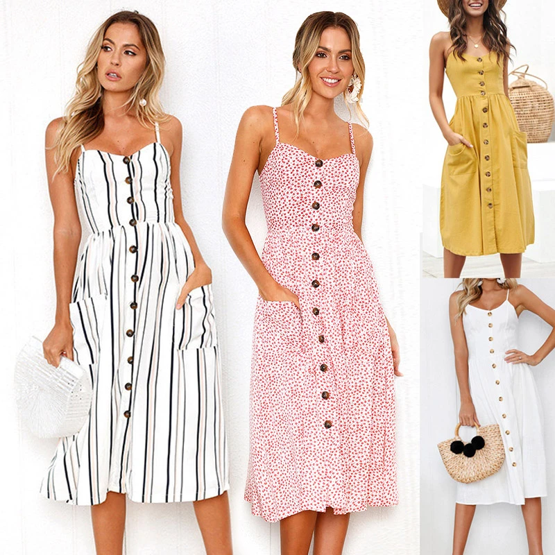 black midi sun dress