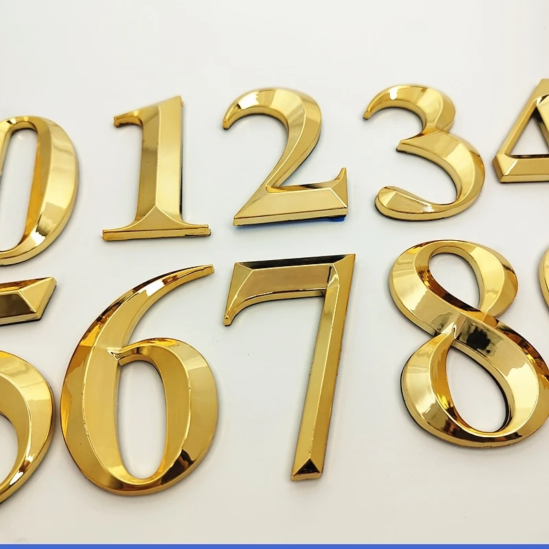 Entrée à Vis De 7,6 Cm, Numéro 0, Chiffres De Porte élégants Et