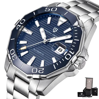 

PAGANI DESIGN PD1617 Automatic Watch Men Mechanical Mens Watches 30M Waterproof Diving Male Clock Full Stainless Steel Relogio