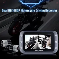 תואר זווית אופנוע מקליט, אופנועים HD 1080 מסך נהיגה מקליט תמיכה GPS ו- WIFI, 140 תואר Wide הקלטה Loop זווית עבור Ou (4)