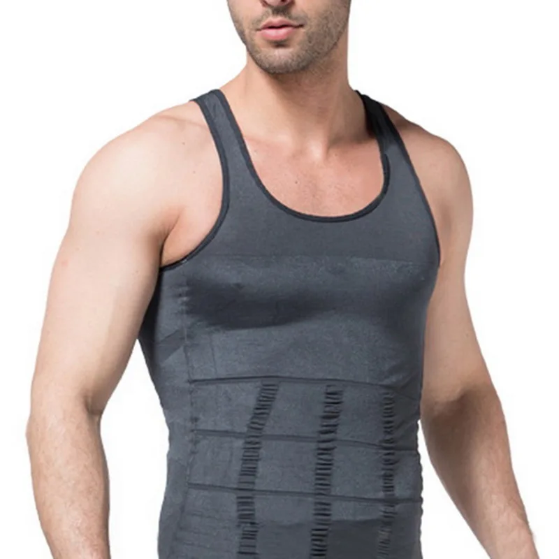 

NIBESSER Men's Slimming Body Shapewear Corset Vest Shirt Compression Abdomen Tummy Belly Control Slim Waist Cincher Underwear