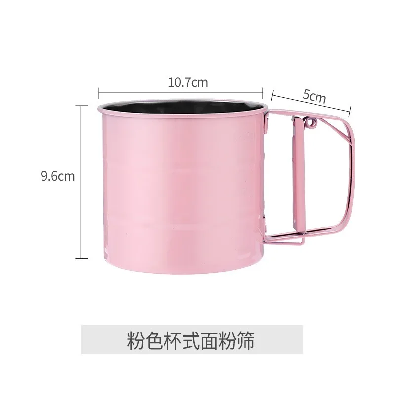 Handheld Flour Sieves Bakery Pastry Screen Kitchen Tools Accessories Cake Baking Supplies Cooking Gadgets Sugar Powder Sifters Handheld Flour Sieves Bakery Pastry Screen Kitchen Tools Accessories Cake Baking Supplies Cooking Gadgets Sugar Powder Sifters