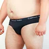 4 PCS/LOT Male Bamboo Fiber Underwear Men's Sexy Briefs Bikini Underpants Navy/Black/Light Blue/Red/Light Gray/Dark Gray L - 7XL 1