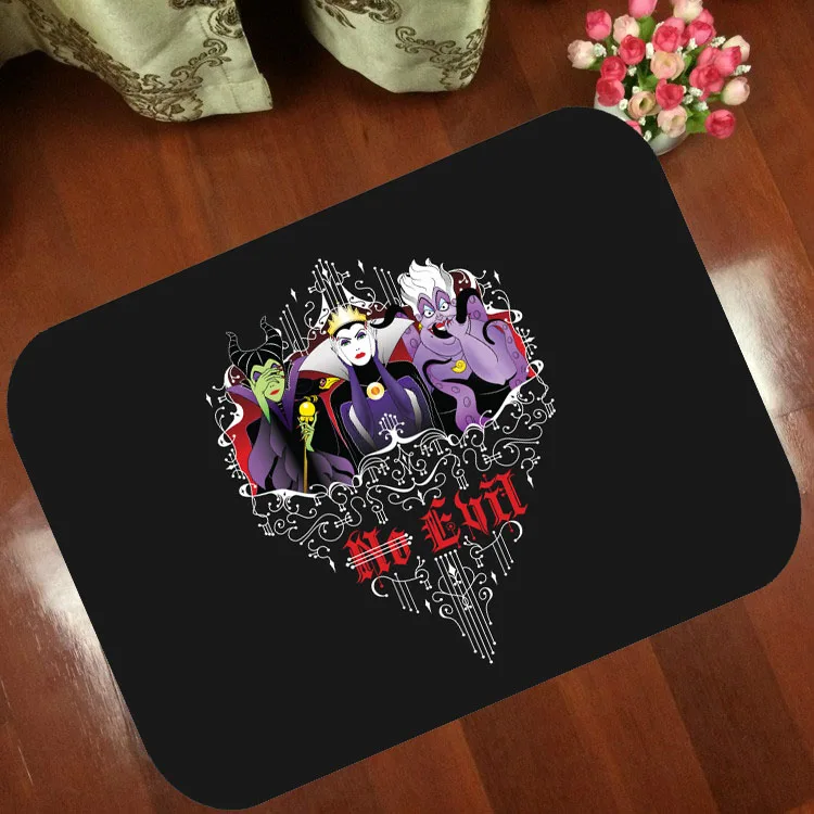 B Напольные коврики противоскользящие Grimhilde Maleficent Selfie Evil queen Спящая красавица мультфильм Печатный узор ковер дверь для ванной комнаты - Цвет: B