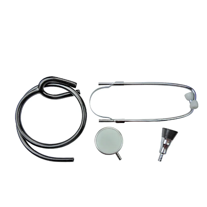 Farm animals Stainless steel Vet Stethoscope Portable Single Head Stethoscope for pig sheep Cardiology Equipment Dedicated 4
