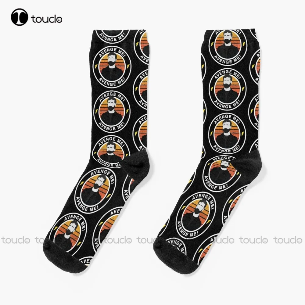 

Roy Quote Avenge Me! Socks Long Socks Personalized Custom Unisex Adult Teen Youth Socks 360° Digital Print Christmas Gift Gift