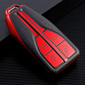 Portachiavi a distanza per auto per Banner rosso H5 portachiavi accessori H7 supporto per auto-Styling protezione portachiavi conchiglia - Portachiavi a distanza per auto per Banner rosso H5 portachiavi accessori H7 supporto per auto