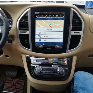 Image 5 - Wekeao Verticale Screen Tesla Stijl 12.1 Android 10 Auto Dvd Multimedia Speler Voor Mercedes Benz Vito Auto Dvd speler 4G 2016 +