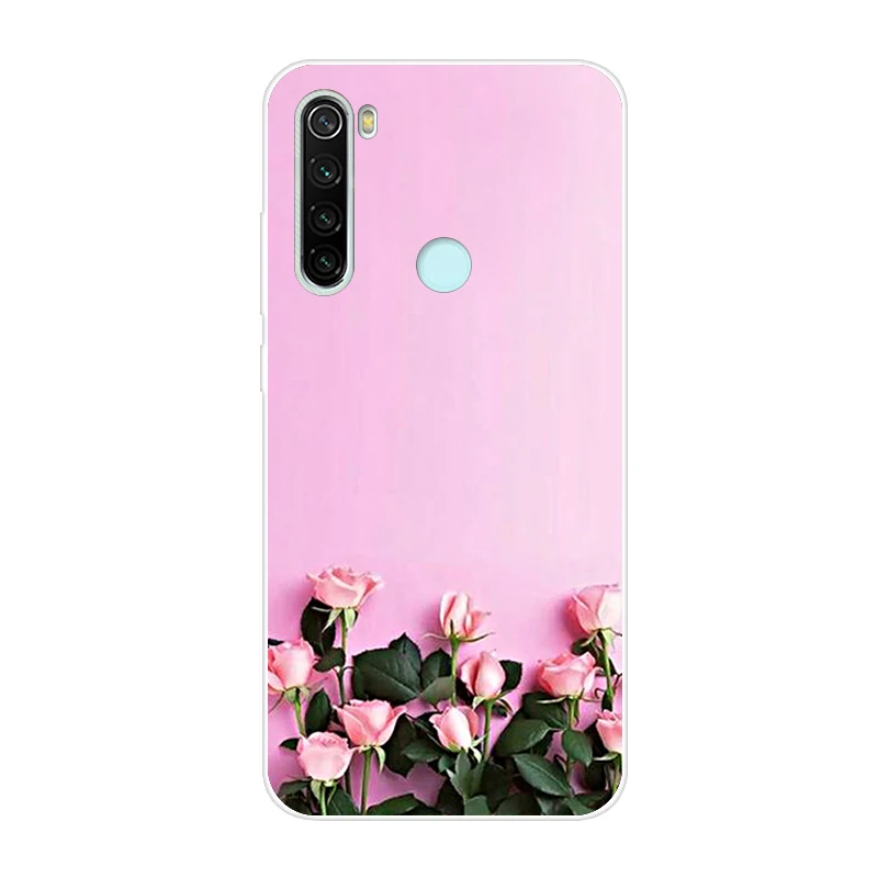 Оранжевый Чехол из ТПУ для Xiaomi Redmi Note 8, мягкий силиконовый чехол для Xiaomi Redmi Note 8 Pro, чехол для Redmi Note8 8Pro, чехол для телефона с рисунком - Цвет: Оранжевый