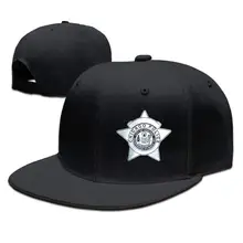 TSDFCChicago Police Бейсболка унисекс Регулируемая плоская бейсболка