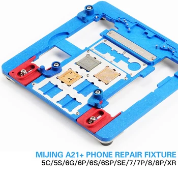 

MIJING A21+ fixture For ip 5s 6p 6sp 7 7p 8p xr motherboard positioning pin A7 A8 A9 A10 cpu chip cleaning glue remove tools