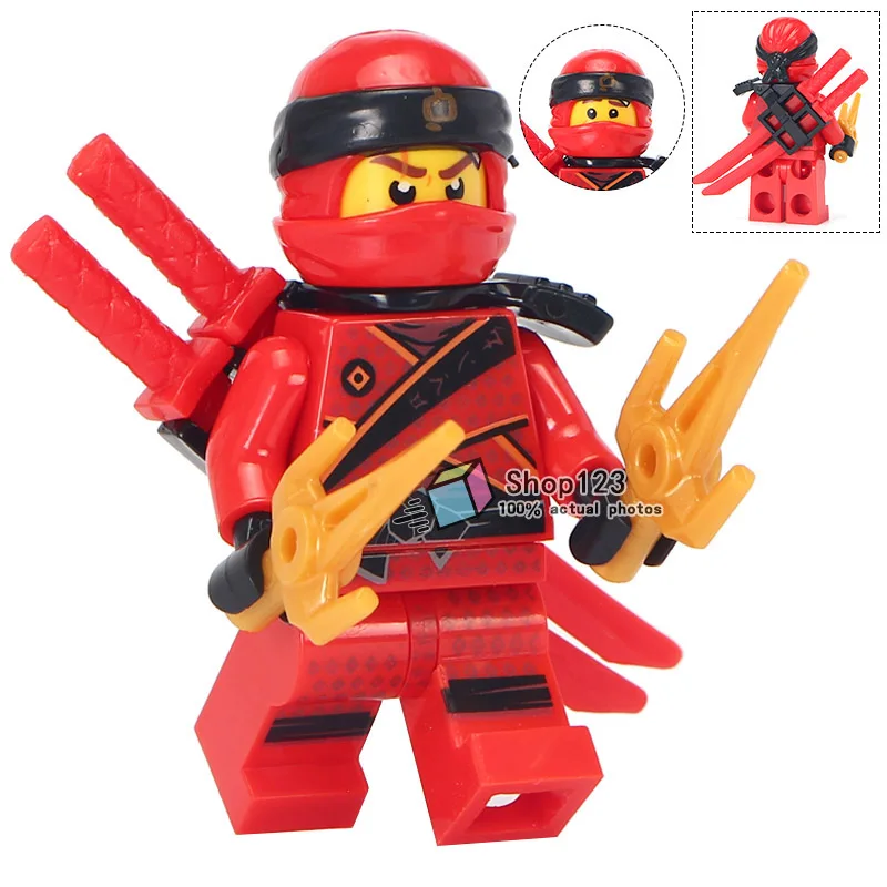 Одиночная Killow Vs. Samurai X Mecha Chopper роботы Dogshank серии ниндзя экшн строительные блоки игрушки для детей Gfits - Цвет: Синий