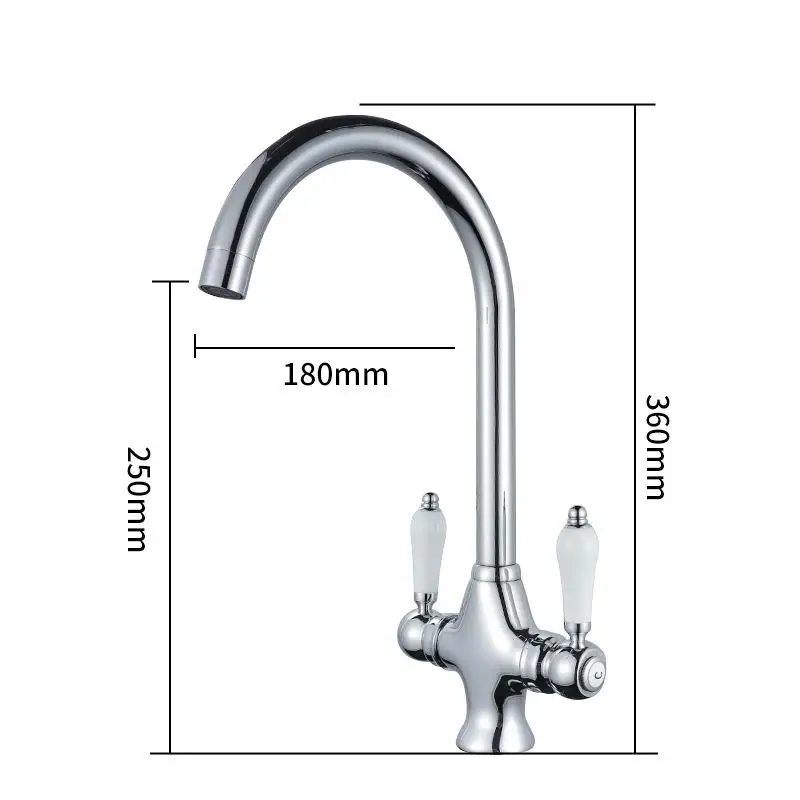 Смесители для умывальника черный кран ванной комнаты высокие краны Водопад одно