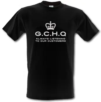 

GCHQ ALWAYS LISTENING TO OUR CUSTOMERS G.C.H.Q Heavy Cotton t-shirt S- XXL