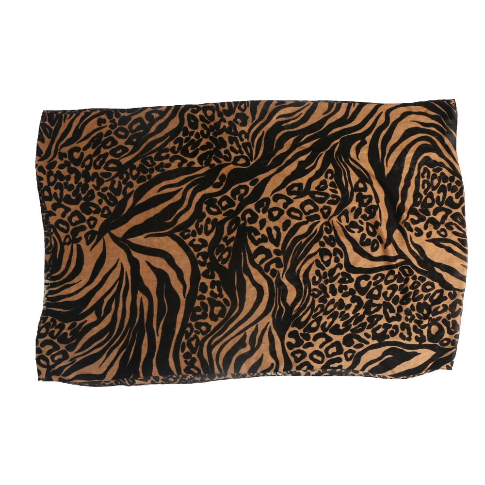 2019 Новый осень зима леди NeckScarf Для женщин Мягкий Леопардовый принт шейный платок