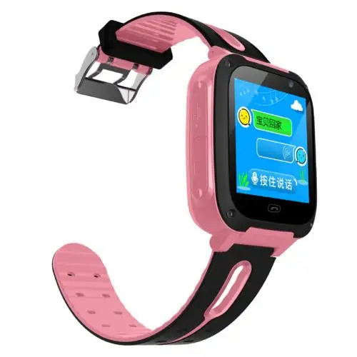 16 мм универсальный ремешок детский ремешок для телефона студенческий смарт-телефон ремешок силиконовый двухцветный ремешок для Q12B и Q12 смарт часы - Цвет: Black Pink