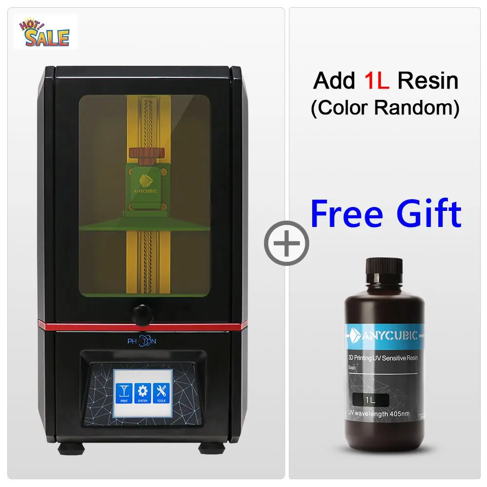 ANYCUBIC Photon Смола 3D Drucker UV LCD Druckbereich von 115x65x155 мм 2 8 Zoll farbtouch Vollständig montiert|3D принтеры| |