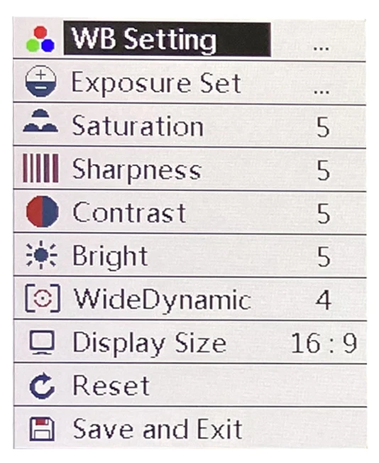 camera setting