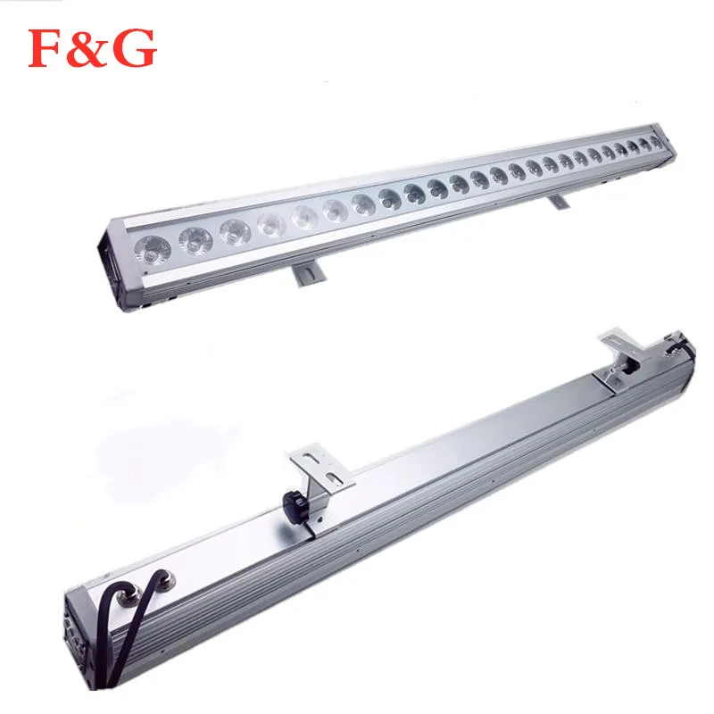 24*10 Вт наружный RGBW 4в1 Водонепроницаемый светодиодный бар Licht Muur Wasmachine Led Dmx Fase voor Kerk