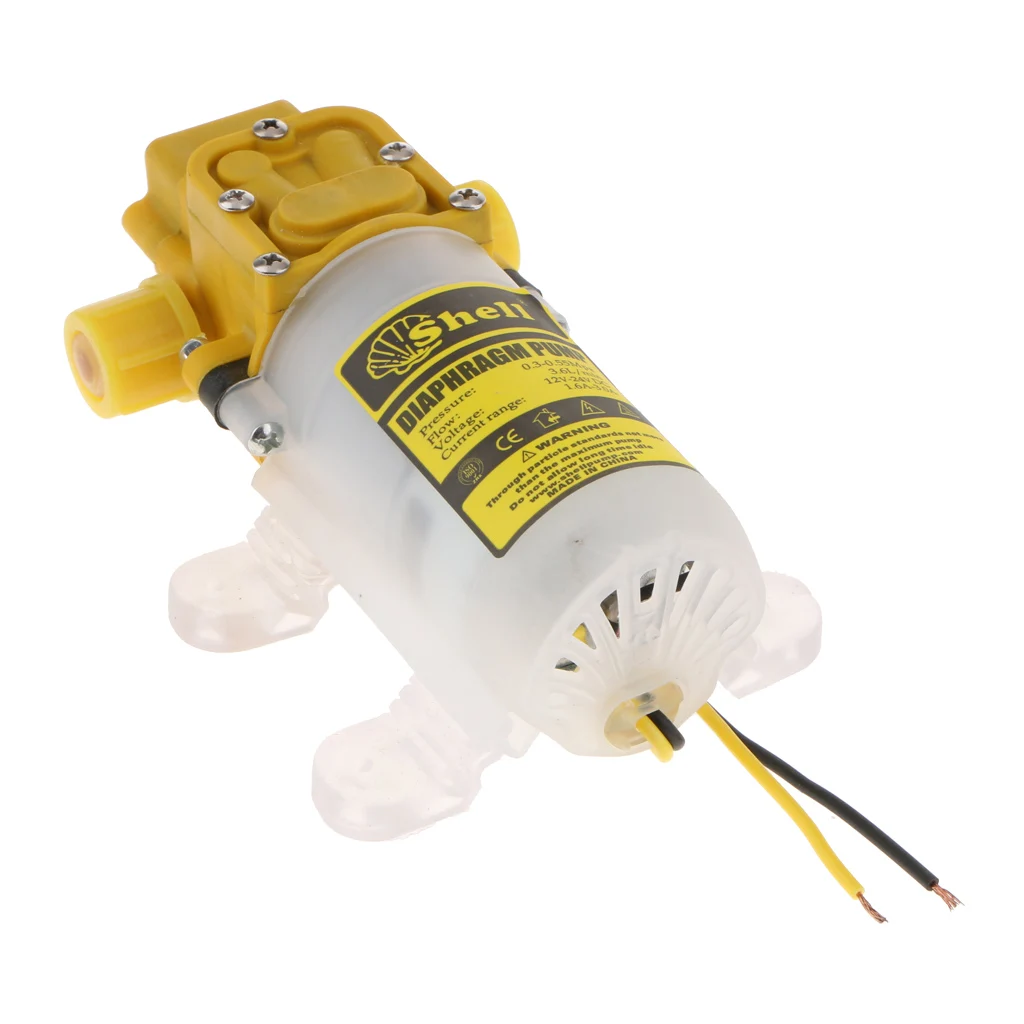 DC 12V 58PSI 2L/Min Water Pressure Diaphragm Pump Self Priming Sprayer Pump
