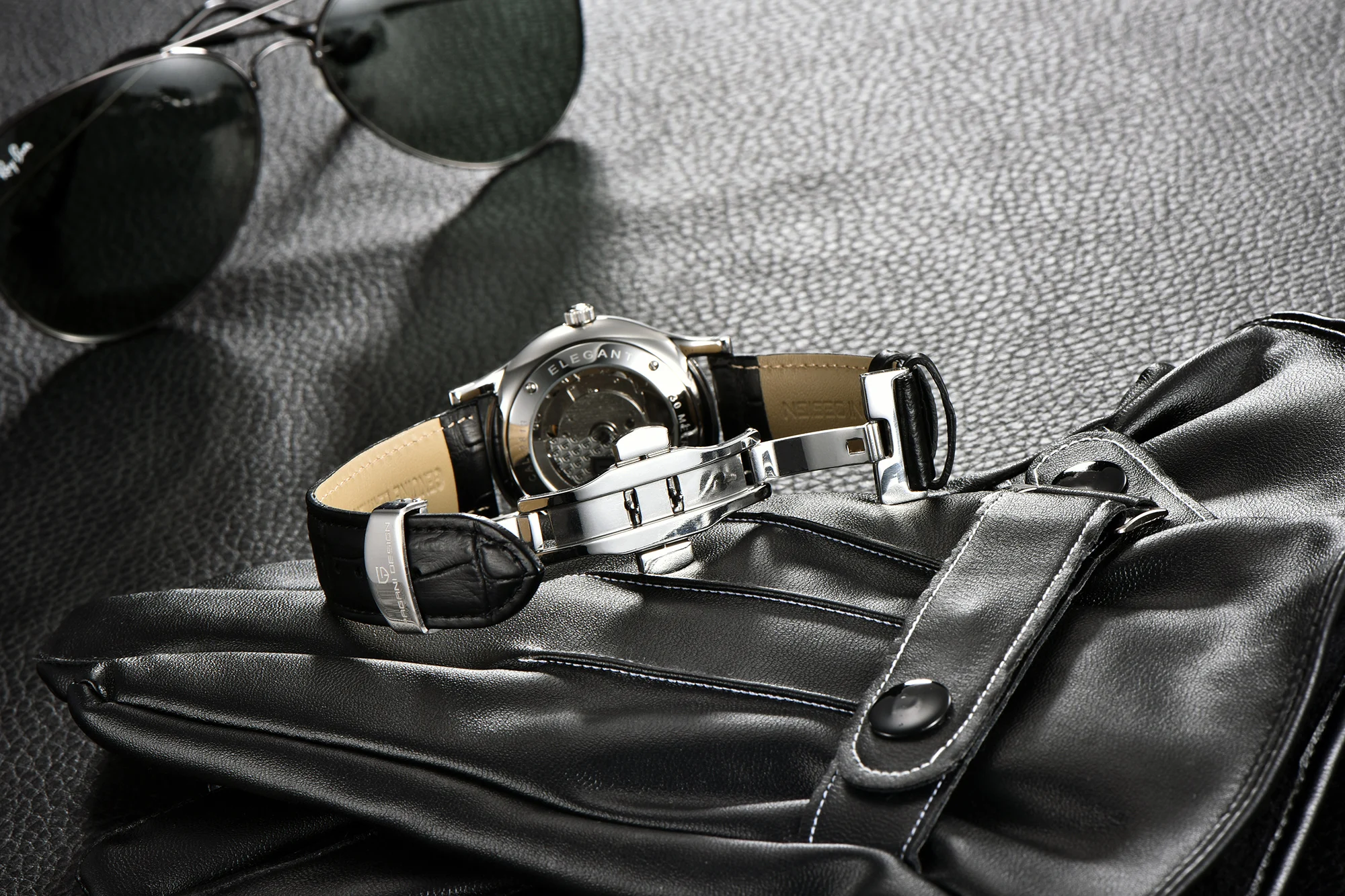 PAGANI DESIGN Watch for Men Business Classic Men Mechanical Wristwatches Waterproof Luxury Genuine Leather Automatic Watch