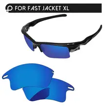 Papaviva темно-синие зеркальные поляризованные Сменные линзы для быстрой куртки XL Солнцезащитные очки в оправе UVA и UVB Защита