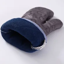 2 шт. креативные хлопковые рукавицы для духовки с 2 термостойкими накладками защитные перчатки для духовки для кухонных гаджетов вечерние подарок на год