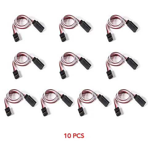 510PCS 30cm300mm RC Servo Extension Cord Wire Cable Lead For JR RC Helicopter Drones Fixed wing Plane RC DIY Model Spare Parts title=