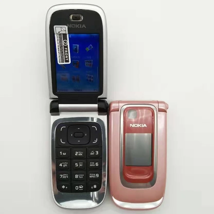 Восстановленный Оригинальный Nokia 6131 мобильный телефон 2G GSM разблокированный флип