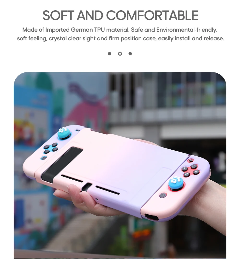 Protective Back Cover Shell Nintend Switch for Nintendos Switch Joy-Con Console Colorful Hard Case (8)