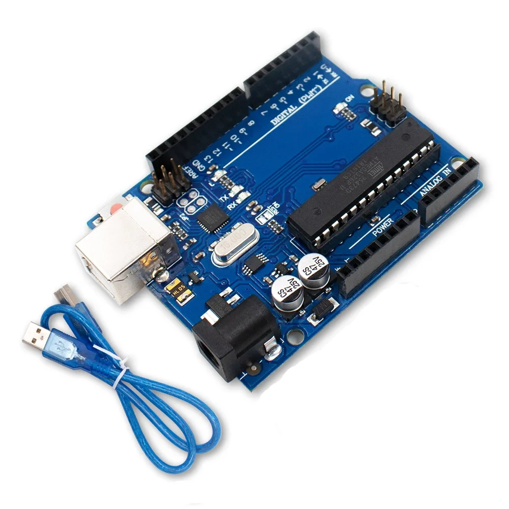 Для UNO R3 MEGA328P ATMEGA16U2 макетная плата с USB кабелем для Arduino стартовый комплект