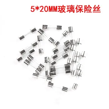 

50pcs 5*20 Glass Fuse 250V 0.1A 0.2A 0.5A 1A 2A 3A 4A 5A 6A 7A 8A 10A 12A 15A 20A Quick Blow Glass Fuse 5x20mm