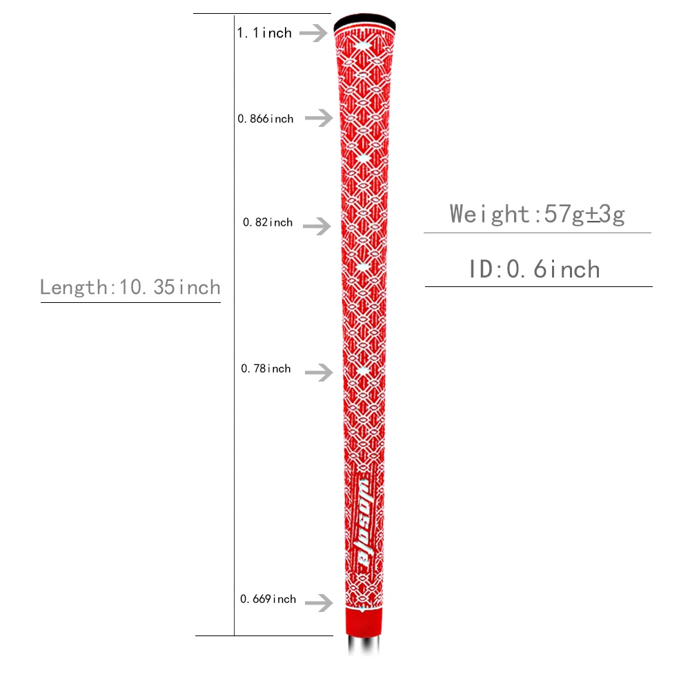 Новые ручки для гольфа стандарт 60R полный шнур Резиновые Нескользящие ручки для айронов