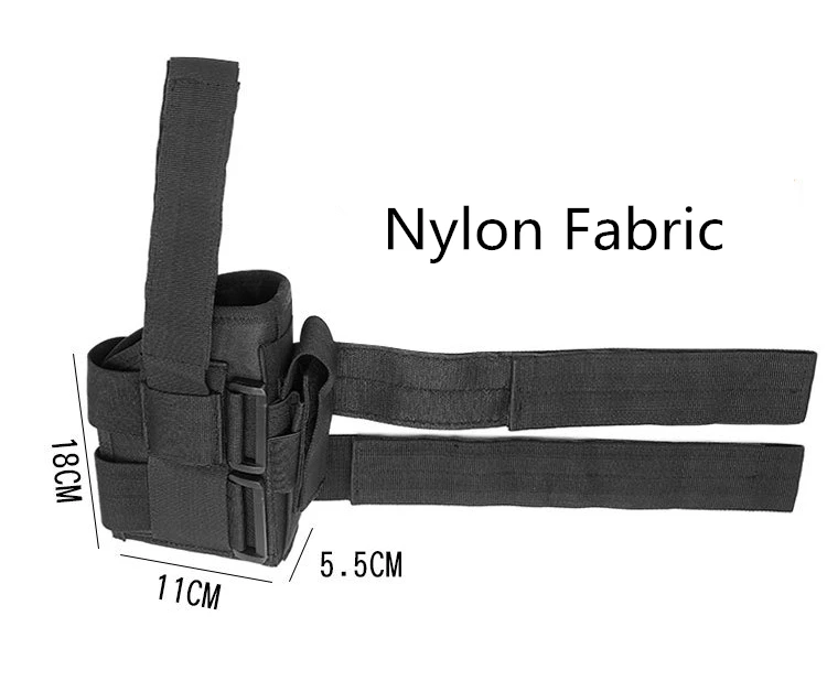 Drop Leg Adjustable Tactical Army Pistol Gun Thigh Holster with Magazine Pouch Holder for Glock 17 Colt Beretta M9 most pistol