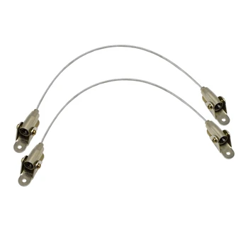 

Furniture Anti-Tip Straps - Steel Cables Furniture Anchor Kit for Baby Safety (Mounting Hardware Included) Pack of 2