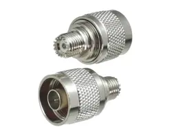 Premium Coaxial Adapter for Radio Antennas - Universal UHF to Mini UHF Conversion (N M to MiniUHF F)