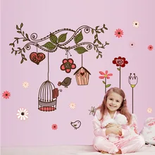 Теплая гостиная спальня ресторан телевизор диван фон стикер стены Съемный стикер стены s Ay7102 розовый клетка