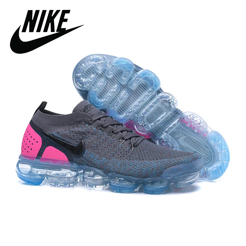 Мужские кроссовки для бега NIke Air Vapormax Flyknit 2 0 классические черные прогулок размер