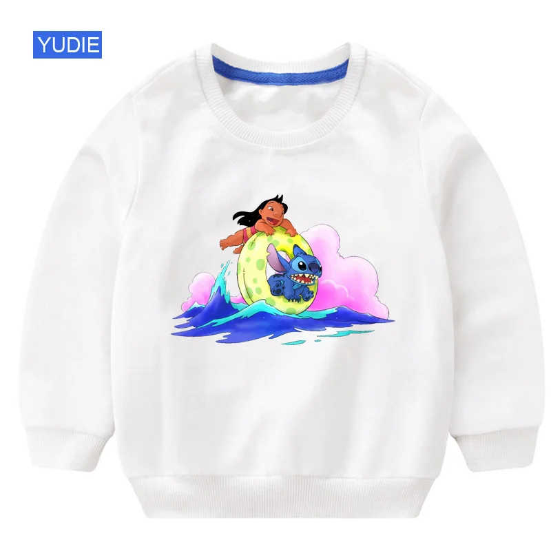 sweatshirt white Свитер для маленьких девочек; милый свитер для маленьких детей; осенний Топ для маленьких детей; костюм для маленьких девочек; сезон осень-зима; Милая одежда с героями мультфильмов; 3T - Цвет: sweatshirt white