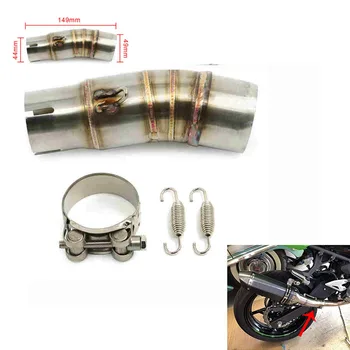 

Ninja 400 18-19 Motorcycle Exhaust Pipe Konactor Middle Pipe Contact Pipe Intermediate Pipe for Kawasaki Ninja400 Z400 2018 2019