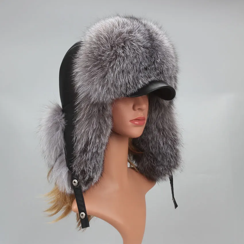 国内で当店のみ EMBRYO - Fox Faux Fur Trapper Hat 1_f9f4cc74-fae7-4a71-ab06-