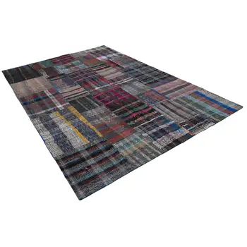

199x298 Cm Multicolor Handmade Rugs Patchwork Rug-6x10 Ft