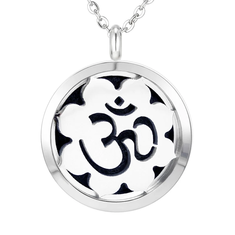 180 Essential Oil Diffuser Locket Pendant Necklace