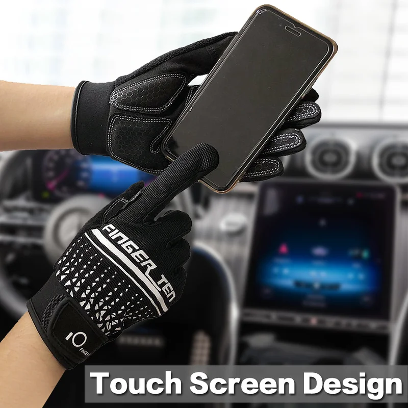 New Extra Grip Workout Gloves Full Finger Palm Protection for Weightlifting Cycling Gym Fitness Sports