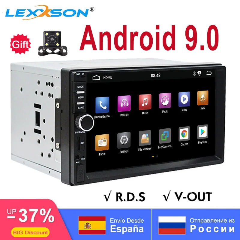 Автомагнитола 2 Din мультимедийный плеер на Android 8 1 с GPS Авторадио аудио видео Wi-Fi