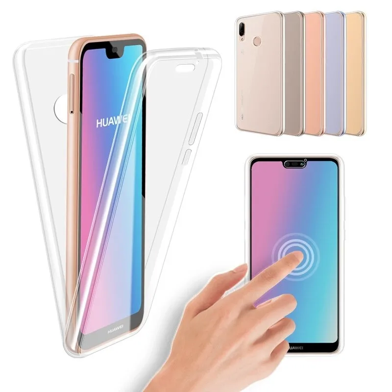 P20 P30 Pro 360 TPU полный чехол для Huawei P8 P9 P10 Lite Plus 2017 Nova 3E 4E прозрачные силиконовые чехлы