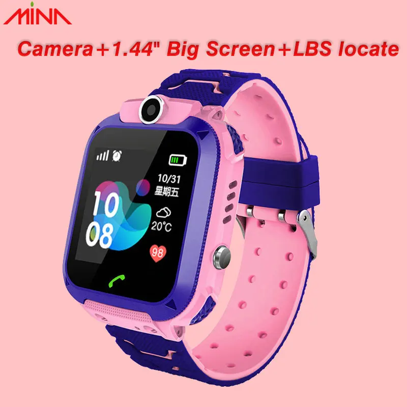 

Smart Watch Kids Touch Screen Camera Positioning Children's Watches SOS Call Location Anti-Lost Reminder Watch Children Clock