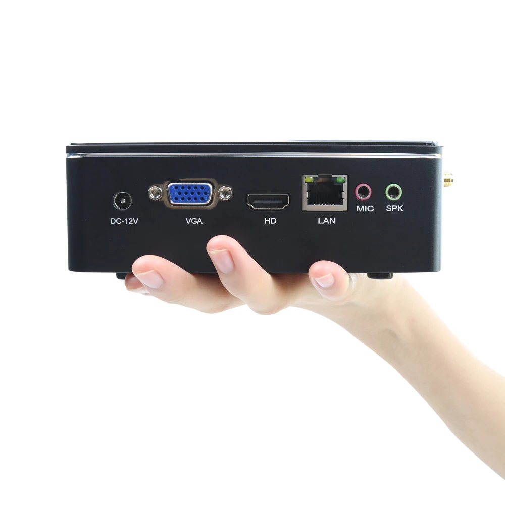 Дешевые Intel i3 7100U i5 7200U i7 Мини ПК DDR4/DDR3L Windows 10 Barebone портативный компьютер 4K HTPC медный вентилятор 6* USB HDMI VGA WiFi